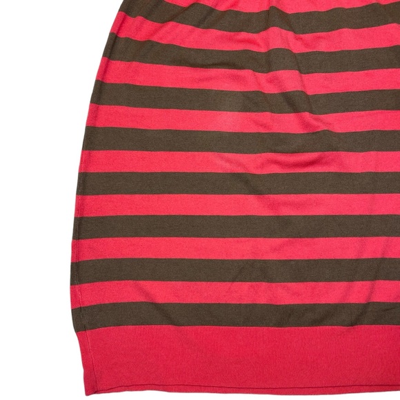 ⚡️SOLD⚡️Trina Turk Vintage Y2K Striped Slip Strappy Silk Blend Knit Dress Pink - Picture 15 of 16